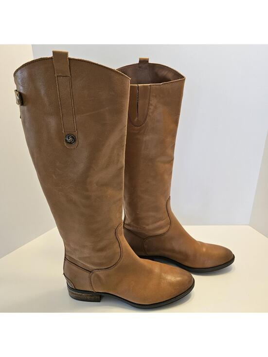 Sam Edelman Shoes - Sam Edelman Women Penny Riding Equestrian Tall Tan Leather Boots size 9.5
